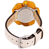 Coach Perry White Dial Beige Leather Strap Watch for Women - 14503050