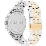 Calvin Klein Infinity Silver Dial Silver Steel Strap Watch for Men - K5S34B46