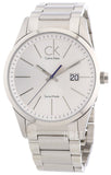 Calvin Klein Bold White Dial Silver Steel Strap Watch for Men - K2241120