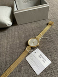 Calvin Klein Authentic White Dial Rose Gold Mesh Bracelet Watch for Women - K8G23526