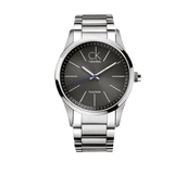 Calvin Klein Bold Grey Dial Silver Steel Strap Watch for Men - K2241107
