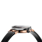 Calvin Klein Boost Black Dial Black Leather Strap Watch for Men - K7Y21TCZ