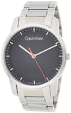 Calvin Klein City Black Dial Silver Steel Strap Watch for Men - K2G2G141