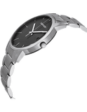 Calvin Klein City Black Dial Silver Steel Strap Watch for Men - K2G2G14C