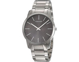 Calvin Klein City Black Dial Silver Steel Strap Watch for Men - K2G21161