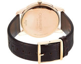 Calvin Klein City Silver Dial Brown Leather Strap Watch For Men - K2G21629