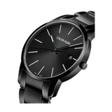 Calvin Klein City Quartz Black Dial Black Steel Strap Watch for Men - K2G2G4B1