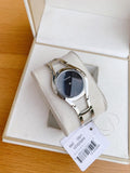 Calvin Klein Class Black Dial Silver Steel Strap Watch for Women - K6R23121