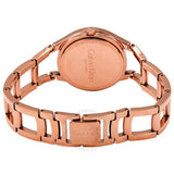 Calvin Klein Class Brown Dial Rose Gold Steel Strap Watch for Women - K6R2362K