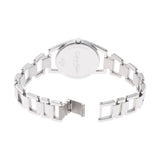 Calvin Klein Dainty Black Dial Silver Steel Strap Watch for Women - K7L23141