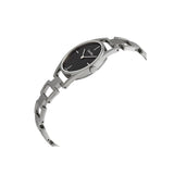 Calvin Klein Dainty Black Dial Silver Steel Strap Watch for Women - K7L23141