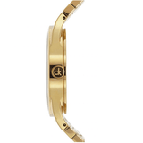 Calvin Klein Dainty White Dial Gold Steel Strap Watch for Women - K7L23546