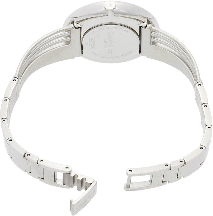 Calvin Klein Drift Silver Dial Silver Steel Strap Watch for Women - K6S2N116
