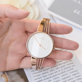 Calvin Klein Drift White Dial Rose Gold Steel Strap Watch for Women - K6S2N616