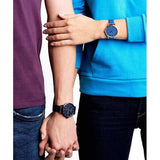 Calvin Klein Even Blue Dial Blue Leather Strap Watch for Men - K7B214VN