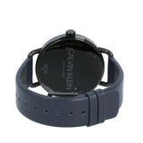 Calvin Klein Even Blue Dial Blue Leather Strap Watch for Men - K7B214VN