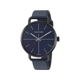 Calvin Klein Even Blue Dial Blue Leather Strap Watch for Men - K7B214VN