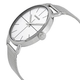 Calvin Klein Even Quartz White Dial Silver Steel Strap Watch for Women - K7B21126