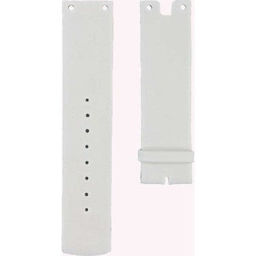 Calvin Klein Glam Transparent Dial White Leather Strap Watch for Women - K9423101