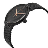 Calvin Klein High Noon Quartz Black Dial Black Mesh Bracelet Watch for Men - K8M21421