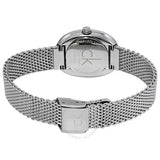 Calvin Klein Incentive Black Dial Silver Mesh Bracelet Watch for Women - K3P23121