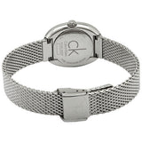 Calvin Klein Incentive Silver Dial Silver Mesh Bracelet Watch for Women - K3P23126