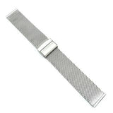 Calvin Klein City Chronograph White Dial Silver Mesh Bracelet Watch for Men - K2G27126