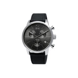 Calvin Klein City Chronograph Black Dial Black Leather Strap Watch for Men - K2G271C3