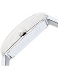 Calvin Klein Window White Dial White Leather Strap Watch for Men - K2M21120