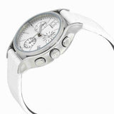 Calvin Klein Skirt White Dial White Leather Strap Watch for Women - K2U291L6