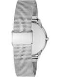 Calvin Klein Minimal Silver Dial Silver Mesh Bracelet Watch for Men - K3M21126