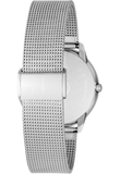 Calvin Klein Minimal Grey Dial Silver Mesh Bracelet Watch for Men - K3M22124