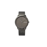 Calvin Klein Minimal Grey Dial Grey Mesh Bracelet Watch for Men - K3M517P4