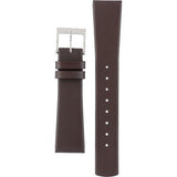 Calvin Klein Minimal White Dial Brown Leather Strap Watch for Women - K3M226G6