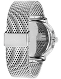 Calvin Klein High Noon Black Dial Silver Mesh Bracelet Watch for Men - K8M21121