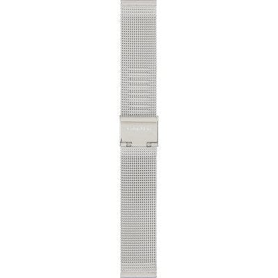Calvin Klein Minimal Black Dial Silver Mesh Bracelet Watch for Men - K3M51151