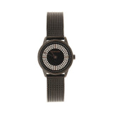 Calvin Klein Minimal Diamonds Black Dial Black Mesh Bracelet Watch for Women - K3M2342R