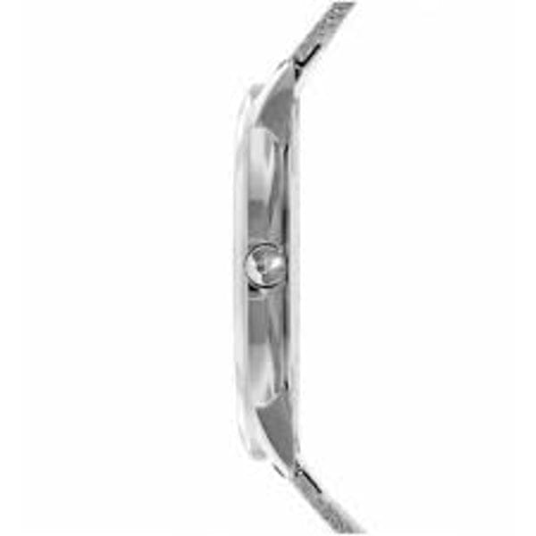 Calvin Klein Minimal Grey Dial Silver Mesh Bracelet Watch for Men - K3M211Y3