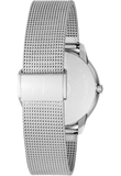 Calvin Klein Minimal Grey Dial Silver Mesh Bracelet Watch for Women - K3M23124