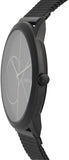 Calvin Klein Minimal Black Dial Black Mesh Bracelet Watch for Men - K3M5145X