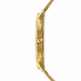 Calvin Klein Minimal Silver Dial Gold Mesh Bracelet Watch for Women - K3M22526