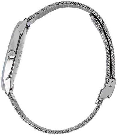 Calvin Klein Minimal Silver Dial Silver Mesh Bracelet Watch for Men - K3M2112Z