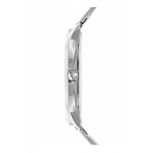 Calvin Klein Minimal Silver Dial Silver Mesh Bracelet Watch for Men - K3M211Y6