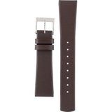 Calvin Klein Minimal White Dial Brown Leather Strap Watch for Women - K3M226G6