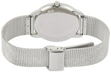 Calvin Klein Minimal White Dial Silver Mesh Bracelet Watch for Men - K3M2112Y