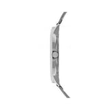 Calvin Klein Minimal White Dial Silver Mesh Bracelet Watch for Men - K3M2112Y