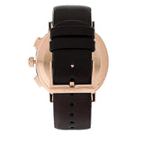 Calvin Klein Posh Chronograph White Dial Brown Leather Strap Watch for Men - K8Q376G6