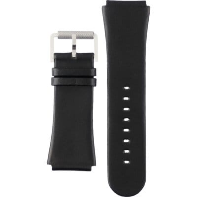 Calvin Klein Post Minimal White Dial Black Leather Strap Watch for Men - K7627120