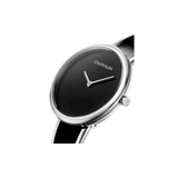 Calvin Klein Seduce Black Dial Two Tone Steel Strap Watch for Women - K4E2N111