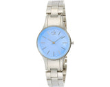 Calvin Klein Simplicity Blue Dial Silver Steel Strap Watch for Women - K432314N